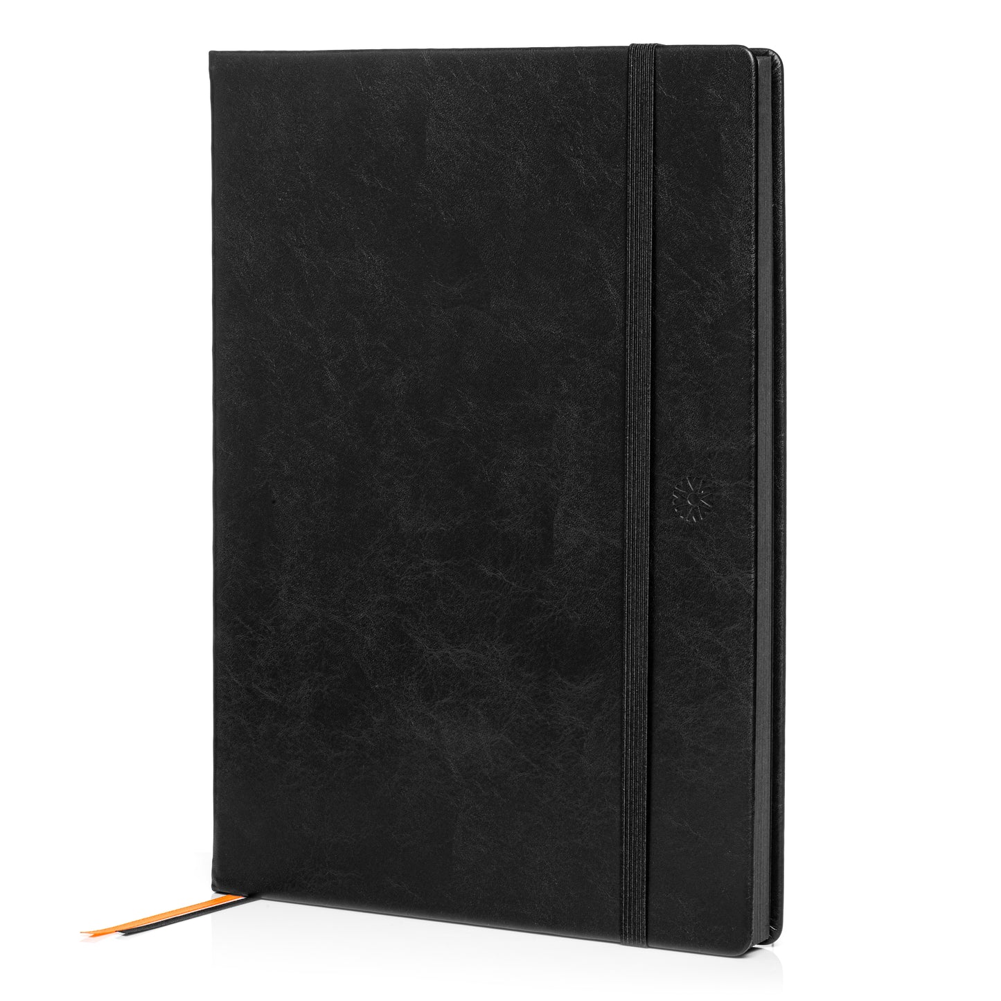 Pitch Black Dot Grid Notebook | B5 Size (Black Pages)