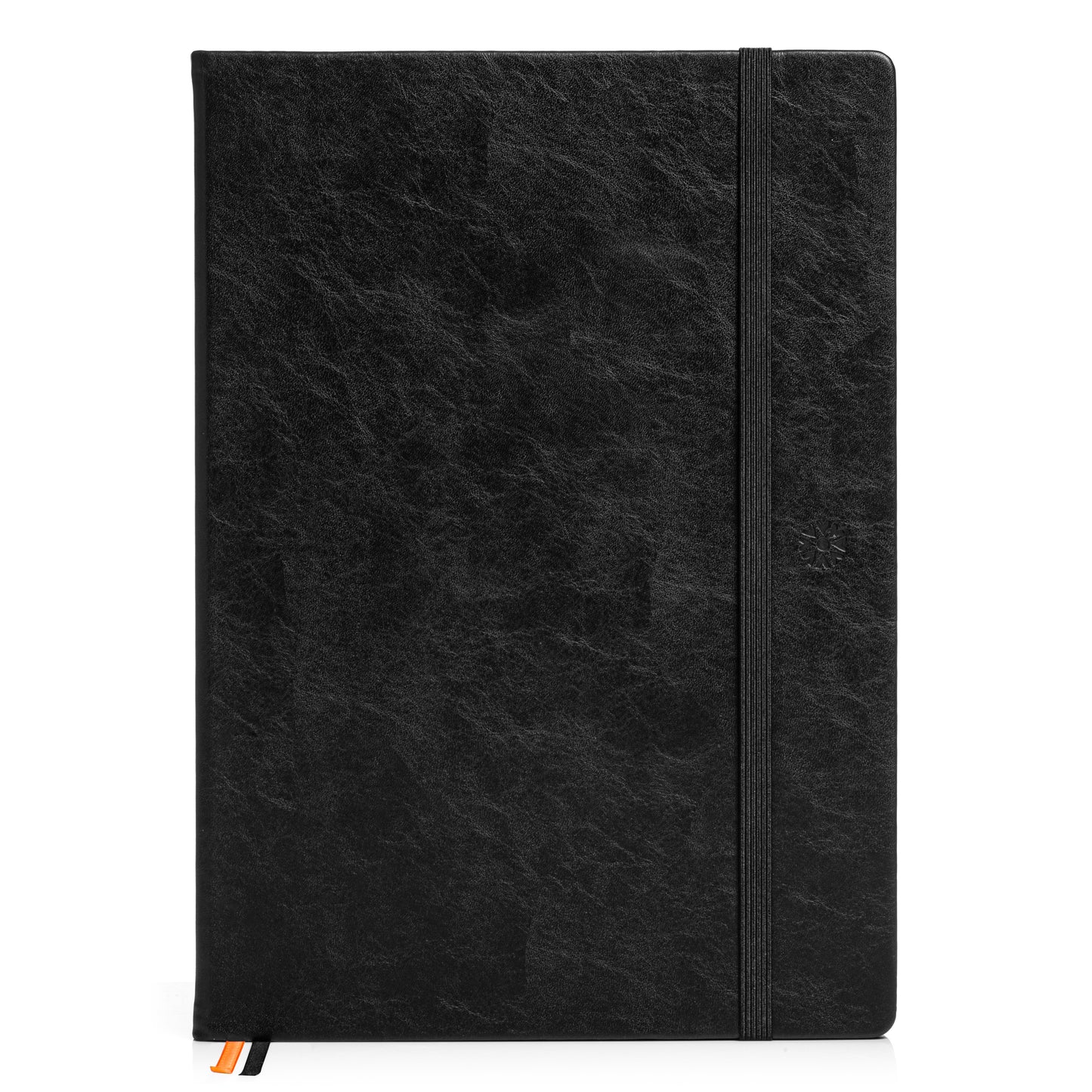 Pitch Black Dot Grid Notebook | B5 Size (Black Pages)