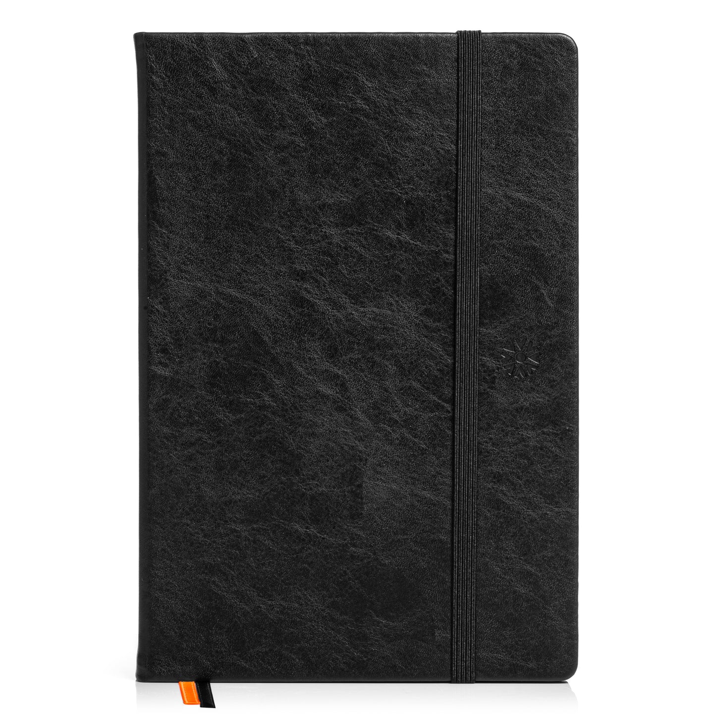 Pitch Black Dot Grid Notebook | A5 Size (Black Pages)
