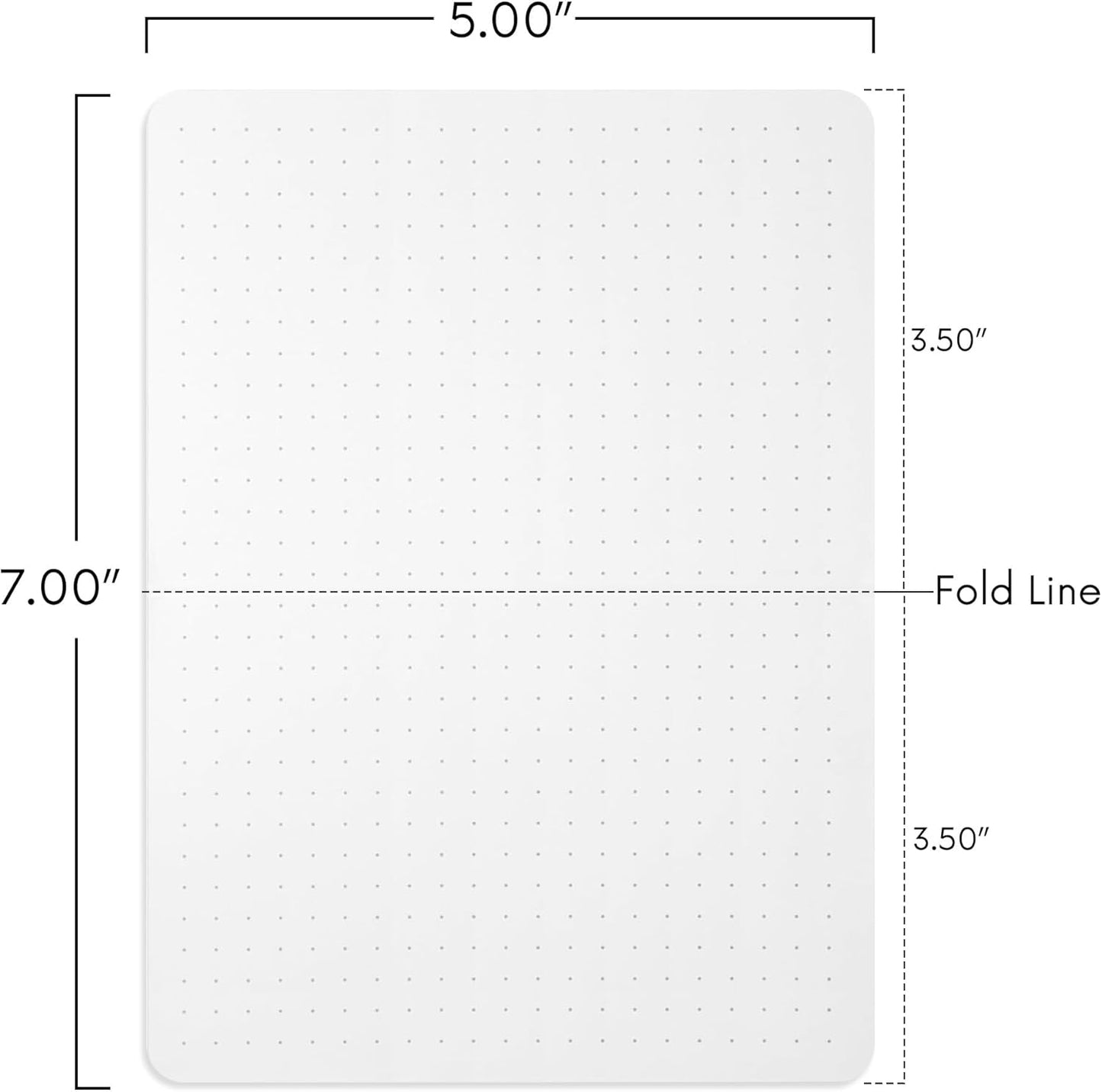 Dot Grid Index Cards 5x7 Rounded Corners (40 Pack)