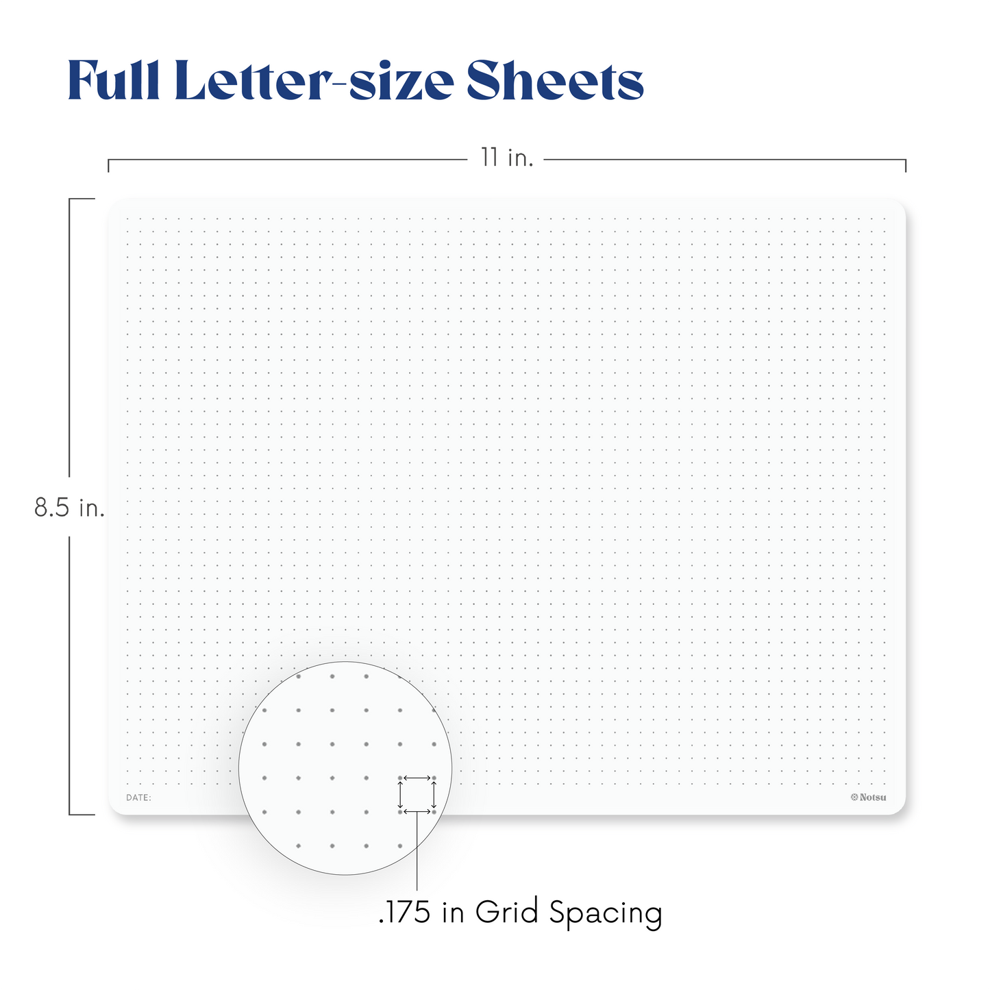 Dot Grid Notepads (8.5 x 11 in. | Pack of 2)