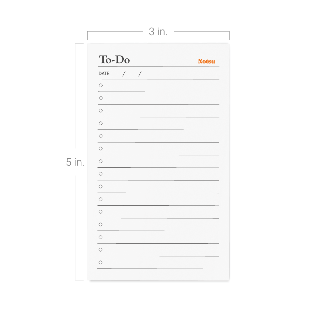 To-Do List Cards (50 Pack)