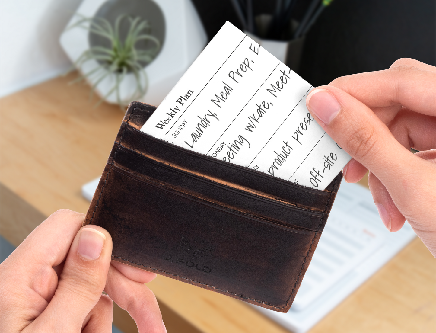 Weekly Plan Scored Note Cards (Pack of 50)