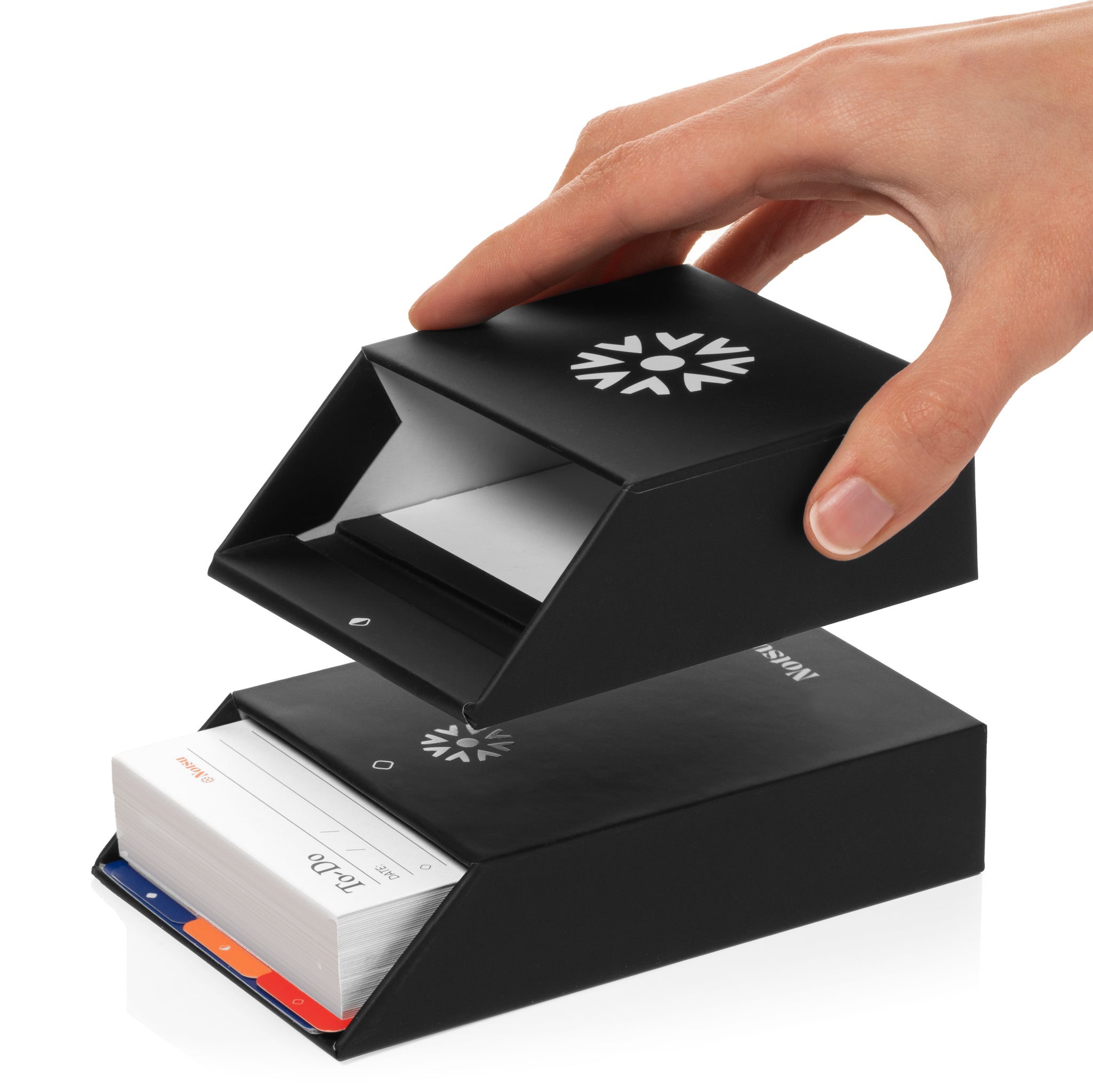 Centre Rise ToDo List Card Stand & Box Set (Black) Notsu