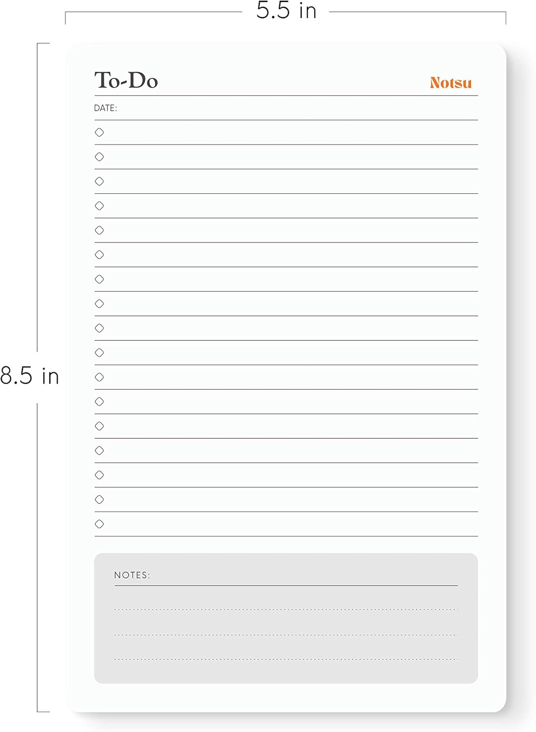 To Do List Notepads (Pack of 2)