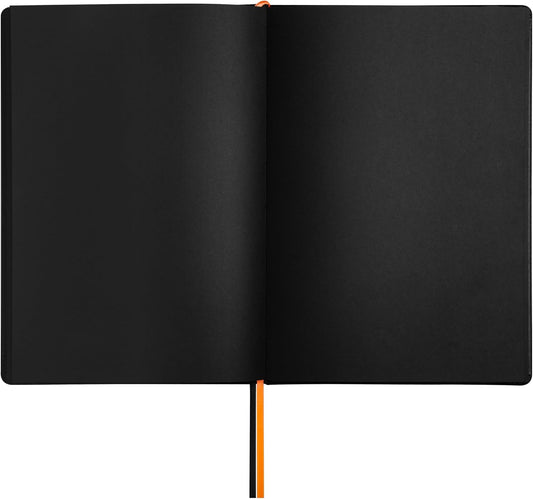 Notsu Pitch Black Paper Notebook B5 Journal Blank Sketchbook