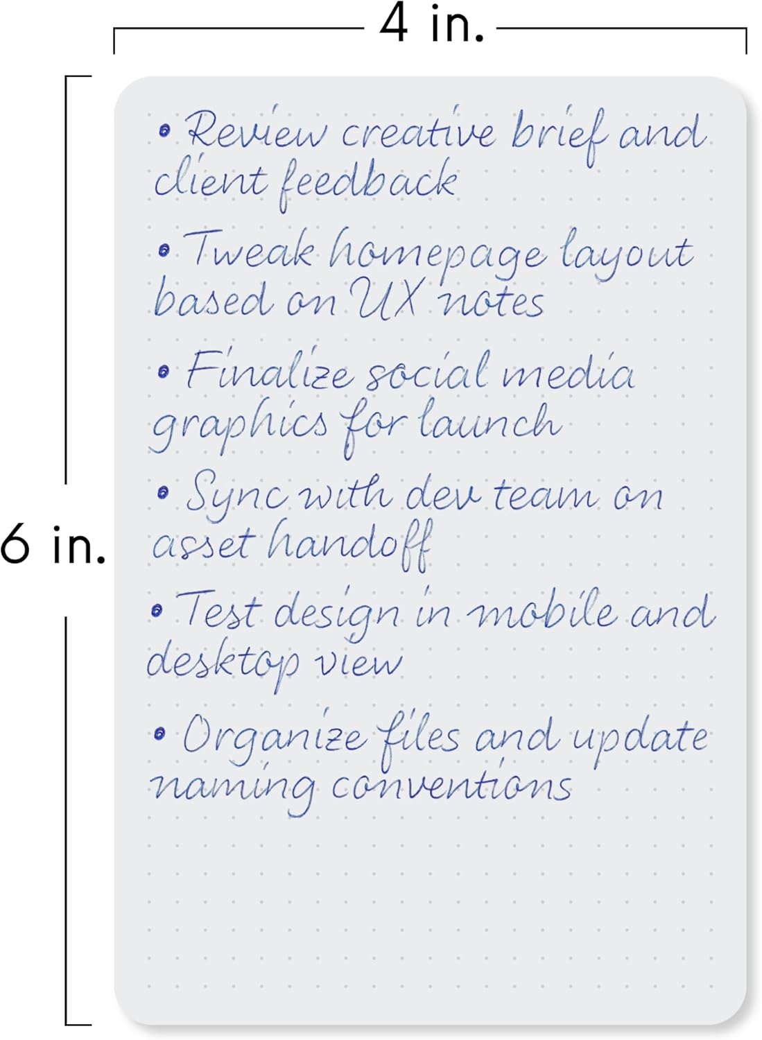 Dot Grid Index Cards (4in. x 6in.)