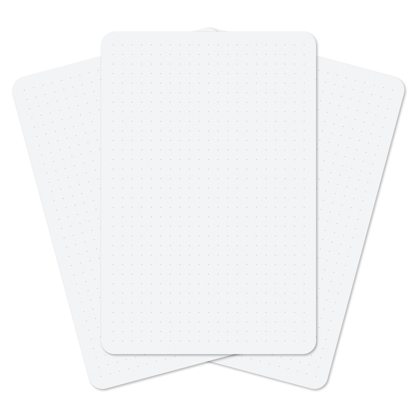 Notsu Dotted Index Cards 4×6" — Pack of 40 | 350 gsm Thick Paper, Bullet Dot Grid