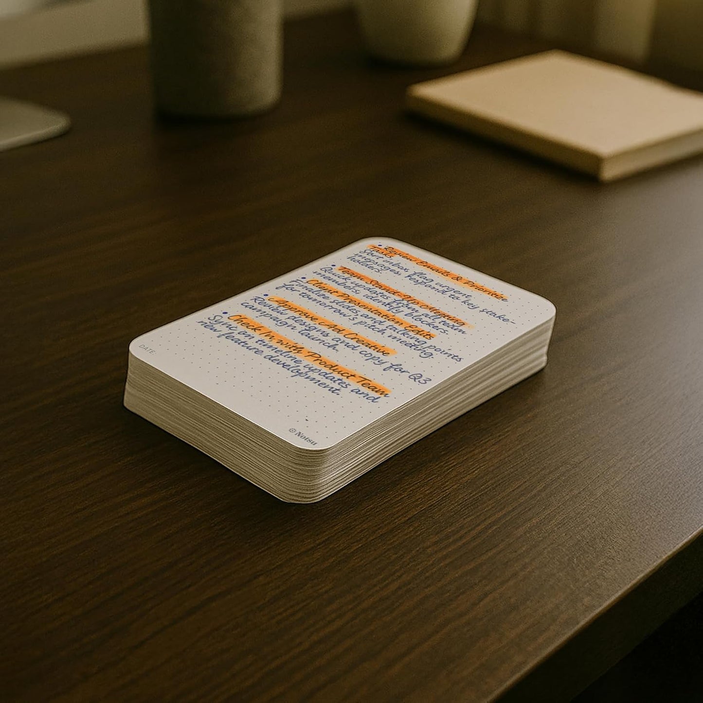 Dot Grid Index Cards 3x5 Rounded Corners (50 Pack)