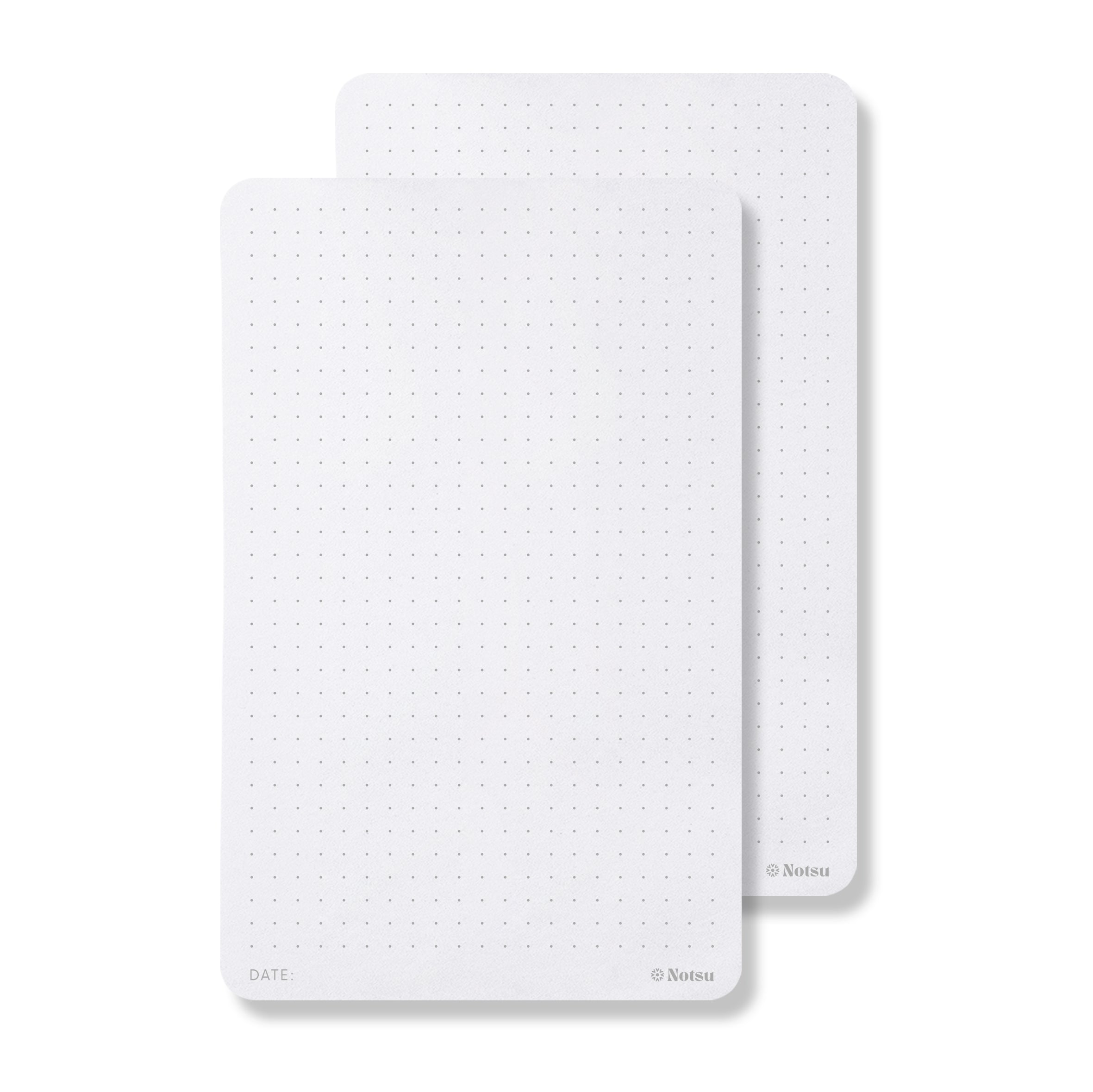 Notepad For Desk Small Dot Grid Desk Notepad 3.9x6.3 - Premium Paper | Notsu