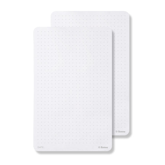 Dot Grid Small Desk Notepad (2 Pack)