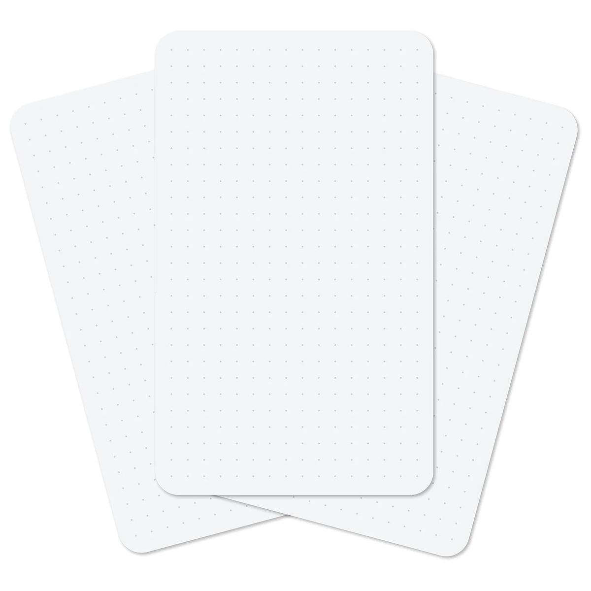 Notsu Dotted Index Cards 3x5 inch (Pack of 40) | Bullet Dot Grid Vertical Index Note Cards with Rounded Corners, Thick Paper Stock 350 gsm