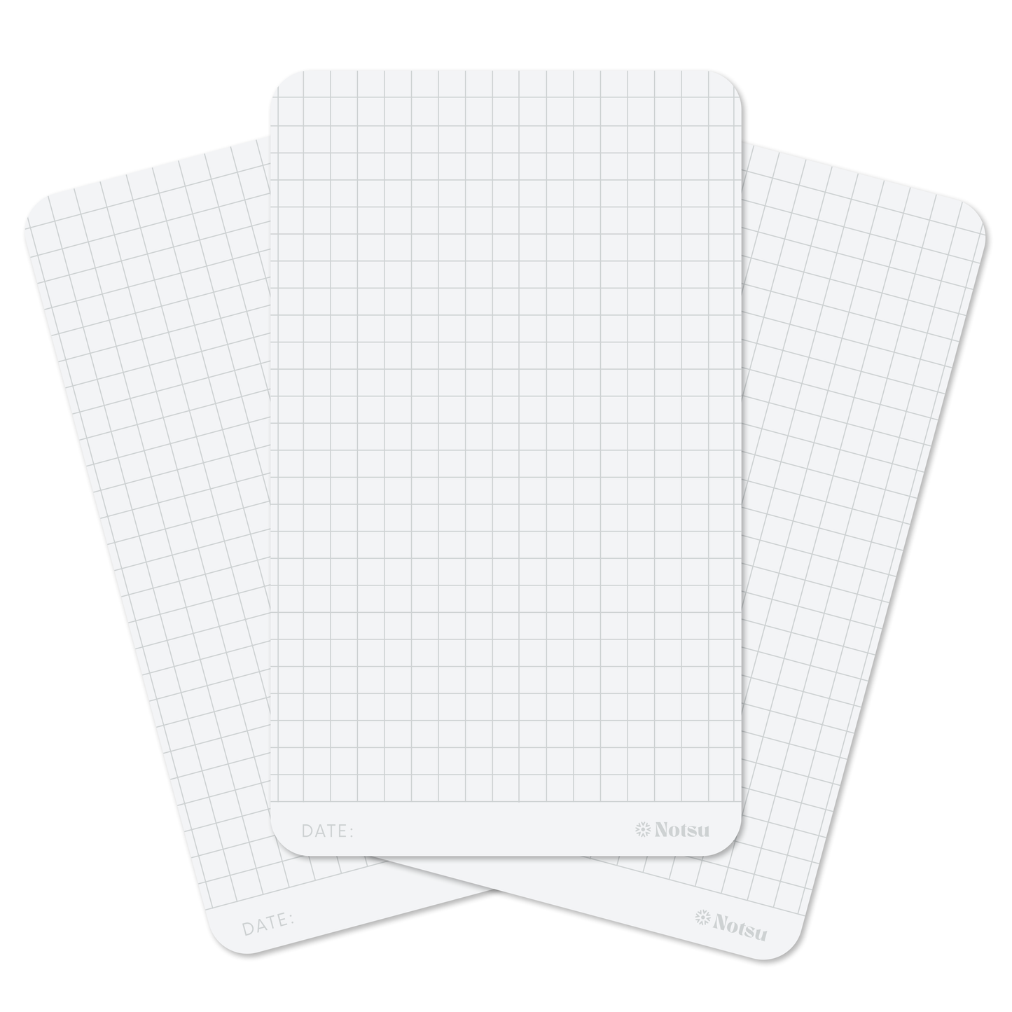 Graph Grid Index Cards 3x5 Round Corners (50 Pack)