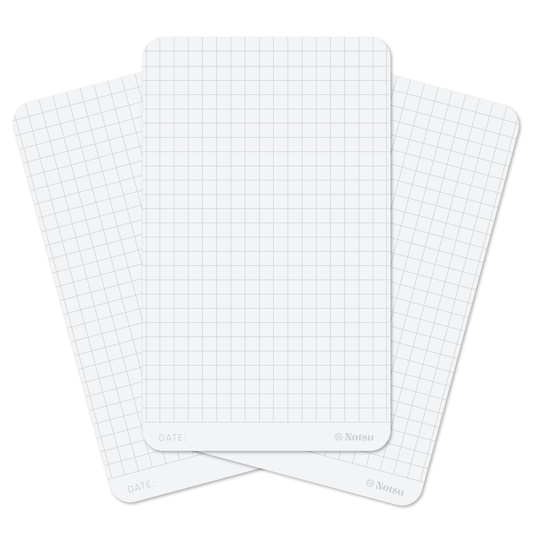 Graph Grid Index Cards 3x5 Round Corners (50 Pack)