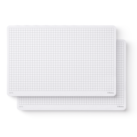 Graph Paper Notepads - 8.5" x 5.5" Quad Ruled Pads (Pack of 2)