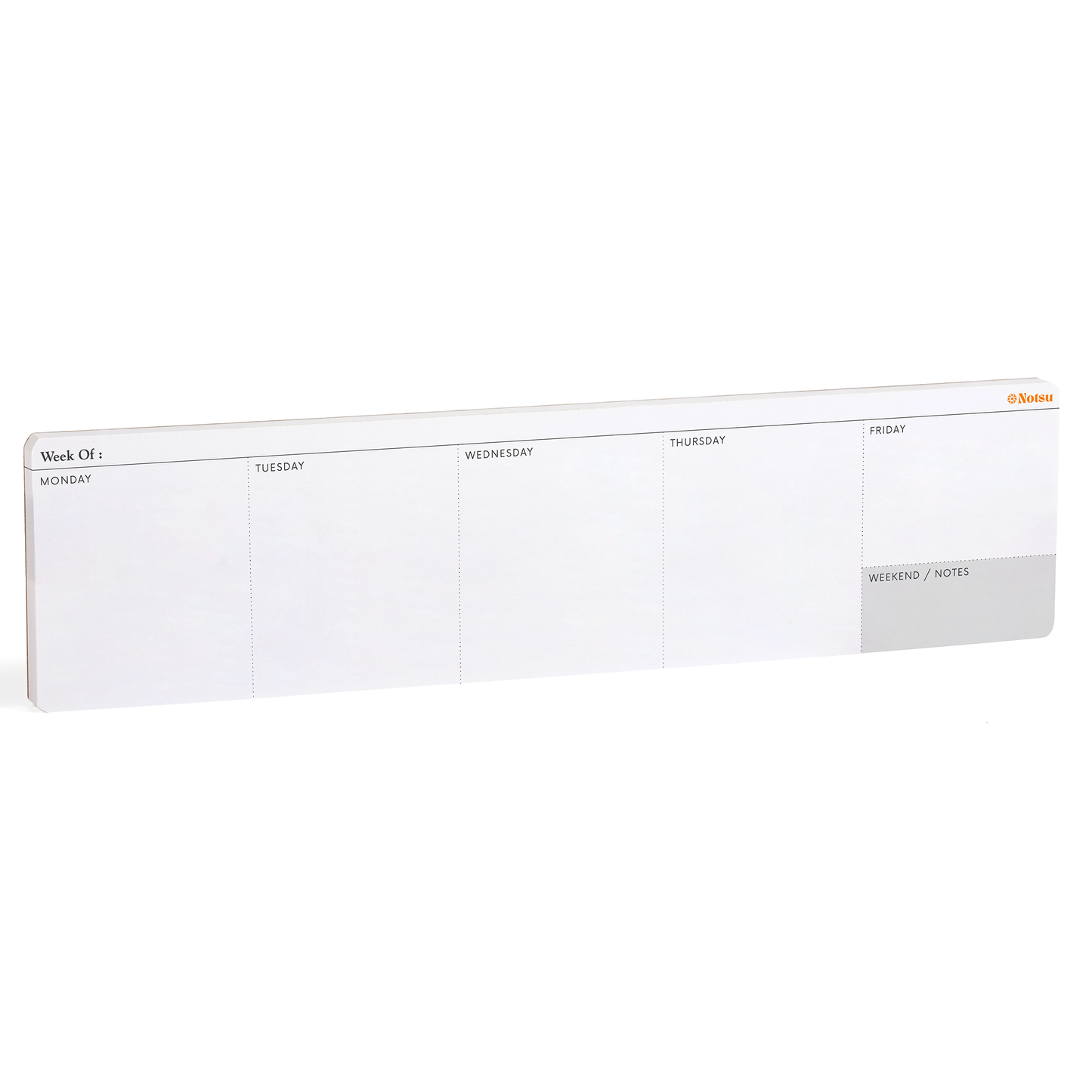 Weekly Planning Pad Lite - 50 Pages | Compact Desk Planner for Productivity
