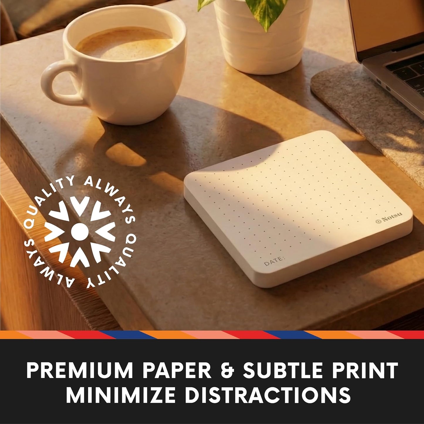 Dot Grid Sticky Notes (Pack of 4)