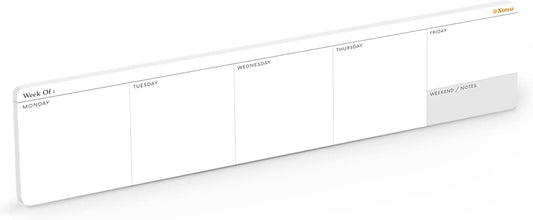 Weekly Planning Pad Lite - 50 Pages | Compact Desk Planner for Productivity