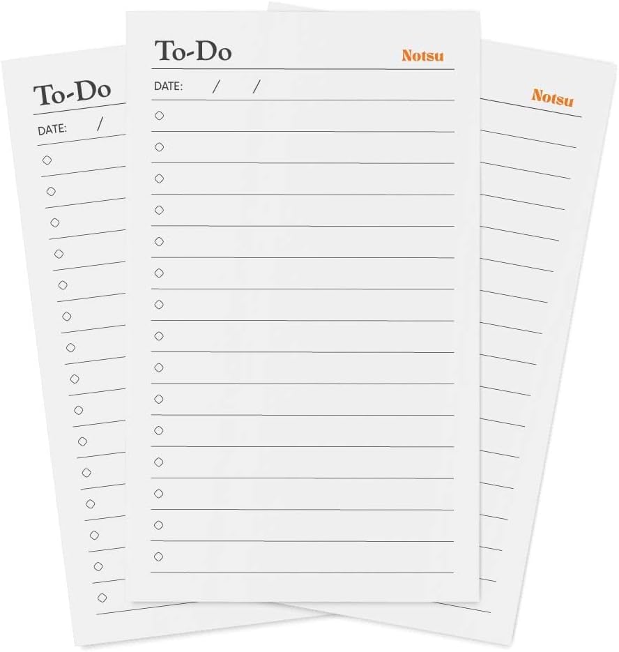 To-Do List Cards - Pocket-Sized Daily Task Cards (50 Pack)