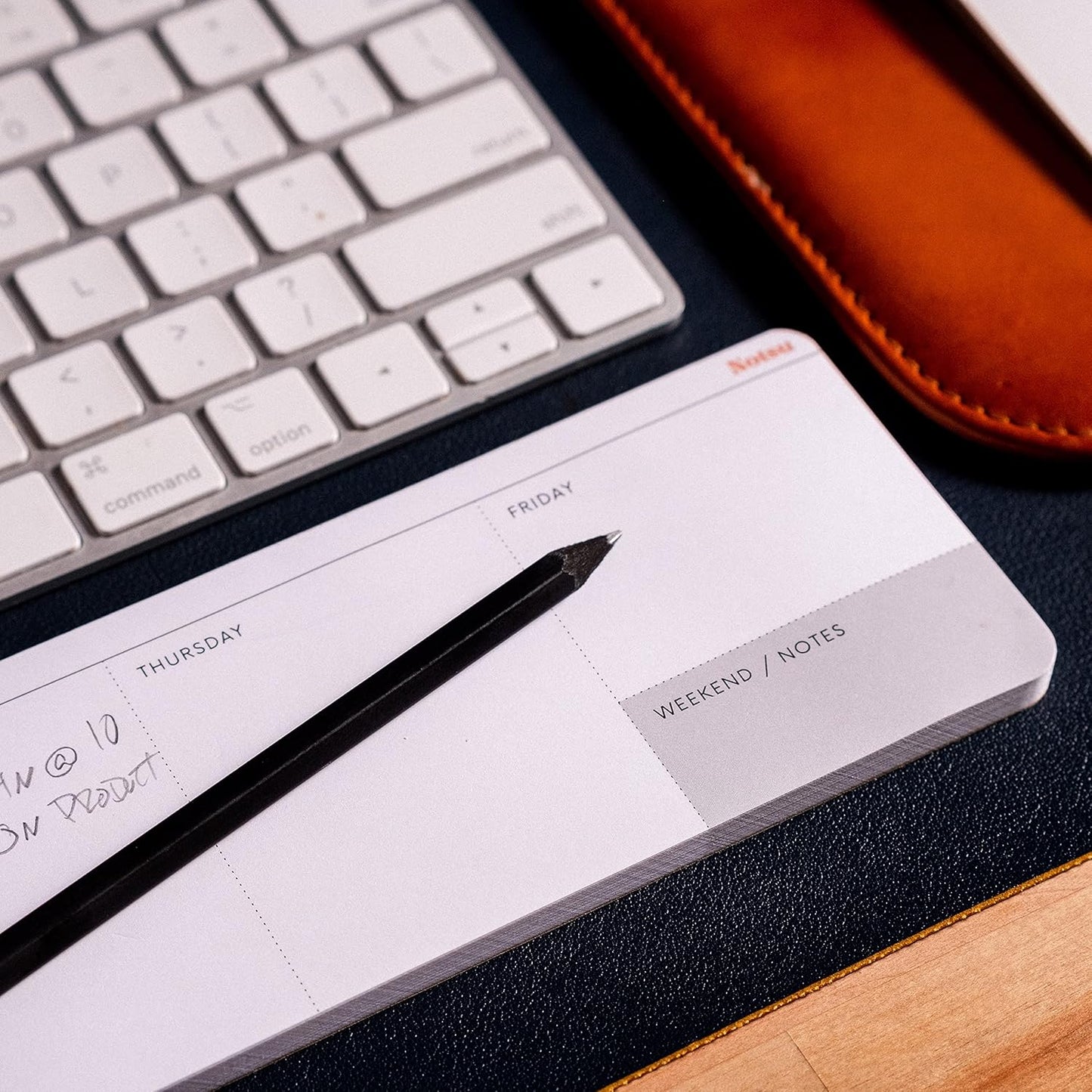 Weekly Planning Pad Lite - 50 Pages | Compact Desk Planner for Productivity